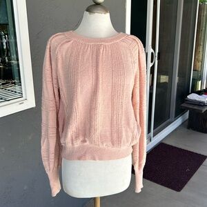 Pink Anthropologie Sweater